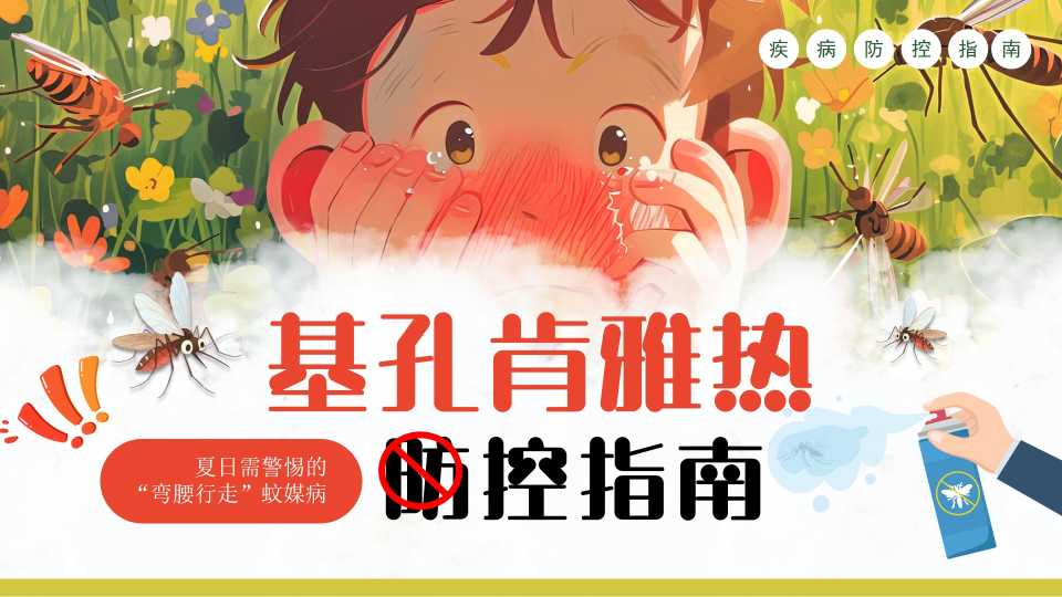 基孔肯雅热防控指南PPT模版